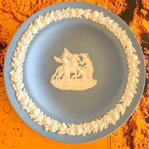 Vintage Wedgwood Jasperware Pin or Trinket Dish with Pegasus & Muses Design